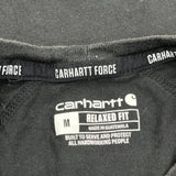 Force Carhartt T-Shirt - Medium Black Cotton