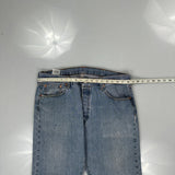 501 Levis Jeans - 36W 30L Light Wash Cotton