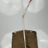 Levis 501 Jeans - 34W 30L Brown Cotton