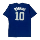 Giants Reebok Nfl T-Shirt - Small Blue Cotton