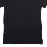 ADIDAS Womens T-Shirt Black UK 4