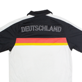 DFB Germany Fan Mens Football Shirt Jersey White Collared M