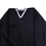 FERLAND Hockey Mens Jersey Black 3/4 Sleeve V-Neck 2XL