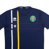 ERREA FC Bramois Training #12 Mens Football Shirt Jersey Blue Crew Neck L
