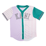 KARL KANI Baseball Mens Jersey Purple V-Neck M