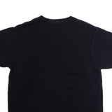 TWT SPORTSWEAR Athletic Mens T-Shirt Black Crew Neck L