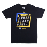 ADIDAS Golden State Warriors NBA Playoffs Strength In Numbers Mens T-Shirt Black USA M
