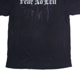 Black Widow Relaxed Mens T-Shirt Black Crew Neck M