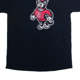 GILDAN NC State Mens T-Shirt Black USA Crew Neck L