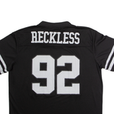 FSBN Reckless #92 Athletic Fit Mens Jersey Black V-Neck L