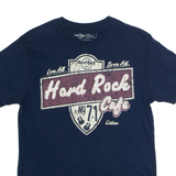 HARD ROCK CAFE Lisbon Mens T-Shirt Blue Crew Neck M