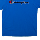CHAMPION Mens T-Shirt Blue S