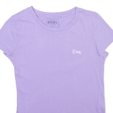 DIESEL Womens T-Shirt Purple XS