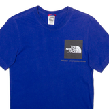 THE NORTH FACE Mens T-Shirt Blue XS