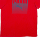 PUMA Mens T-Shirt Red 2XL