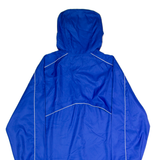 NIKE Mens Pullover Jacket Blue Hooded L