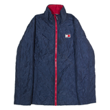 TOMMY HILFIGER Womens Quilted Jacket Blue S