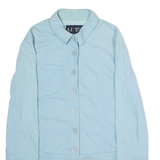 ARMANI JEANS Overshirt Womens Jacket Blue UK 12