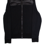 MICHAEL KORS Mens Track Jacket Black Hooded Colourblock M