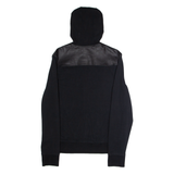 MICHAEL KORS Mens Track Jacket Black Hooded Colourblock M