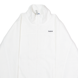 REEBOK Womens Windbreaker Jacket White UK 14