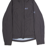 JACK WOLFSKIN Womens Rain Jacket Grey UK 10