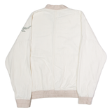 DESIGUAL From Nature Mens Bomber Jacket Cream Canvas M