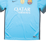 NIKE FC Barcelona Mens Football Shirt Jersey Blue M