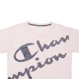 CHAMPION Womens T-Shirt Pink M