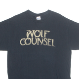 GILDAN Wolf Counsel Mens Band T-Shirt Black L