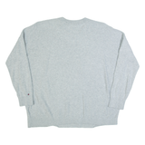 TOMMY HILFIGER Womens Jumper Grey Tight Knit L