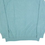 LEE Mens Jumper Blue Tight Knit XL