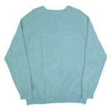 LEE Mens Jumper Blue Tight Knit XL