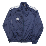 CALANNI FASHION Fleece Lined Mens Track Jacket Blue 2XL