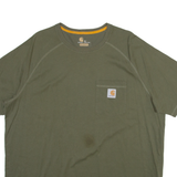 CARHARTT Mens T-Shirt Green XL