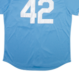 Button Up Mens Jersey Blue XL