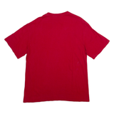 ADIDAS Mens T-Shirt Red M