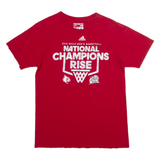 ADIDAS Mens T-Shirt Red M