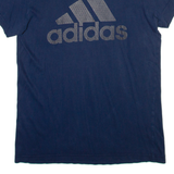 ADIDASS Mens T-Shirt Blue S