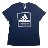 ADIDAS Mens T-Shirt Blue M
