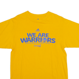 ADIDAS Golden State Warriors Mens T-Shirt Yellow USA M