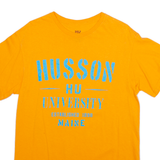 MV SPORT Husson University Mens T-Shirt Orange USA M