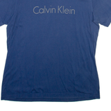 CALVIN KLEIN Mens T-Shirt Blue M