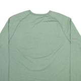 CARHARTT Mens T-Shirt Green Long Sleeve 2XL