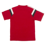 ADIDAS Mens T-Shirt Red Crew Neck S