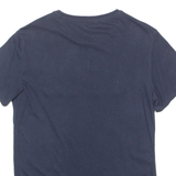 GUESS Mens T-Shirt Blue Crew Neck XS