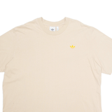 ADIDAS Originals Womens T-Shirt Beige 2XL
