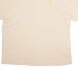 ADIDAS Originals Womens T-Shirt Beige 2XL