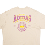 ADIDAS Originals Womens T-Shirt Beige 2XL