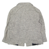 MAX MARA STUDIO Womens Blazer Jacket Cream Knit Wool UK 14